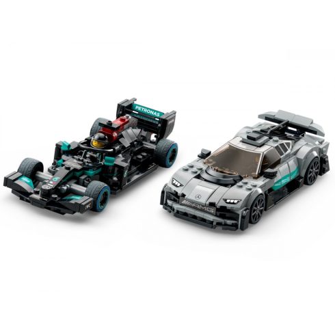 Lego Speed Champions 76909 Mercedes-AMG F1 W12 E Performance y Mercedes-AMG Project One versenyautók