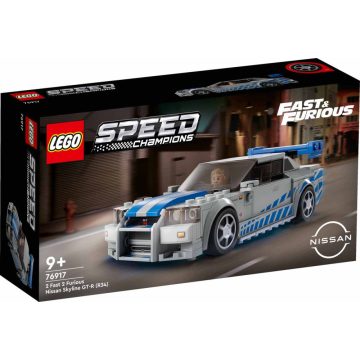   Lego Speed Champions 76917 Halálos iramban: Brian's Nissan Skyline GT-R (R34) autó