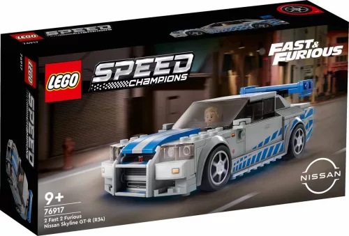Lego Speed Champions 76917 Halálos iramban: Brian's Nissan Skyline GT-R (R34) autó
