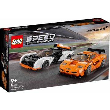  Lego Speed Champions 76918 McLaren Solus GT & McLaren F1 LM versenyautók
