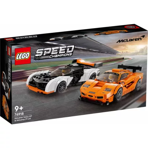 Lego Speed Champions 76918 McLaren Solus GT & McLaren F1 LM versenyautók