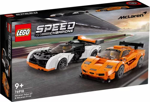 Lego Speed Champions 76918 McLaren Solus GT & McLaren F1 LM versenyautók