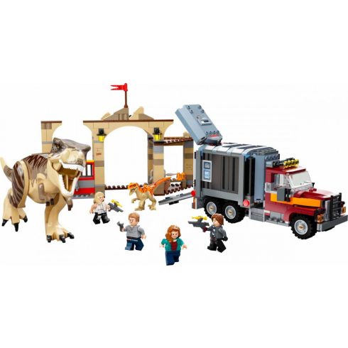 Lego Jurassic World 76948 T-Rex és Atrociraptor dinoszaurusz szökése