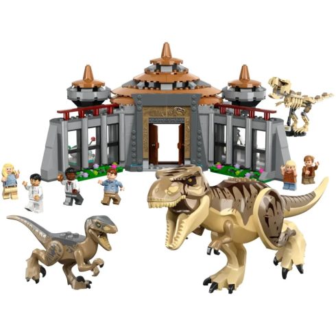 Lego Jurassic World 76961 Látogatóközpont: T-Rex és raptortámadás