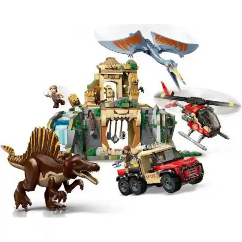 Lego Jurassic World 76976 Spinosaurus és Quetzalcoatlus dinók, légi küldetés