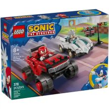   Lego Sonic the Hedgehog™ 77118 Silver autója Knuckles monster truckja ellen