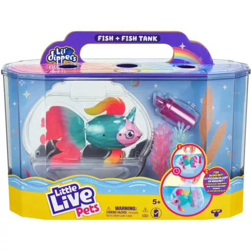 Little Live Pets - Úszkáló unikornis halacska akváriummal