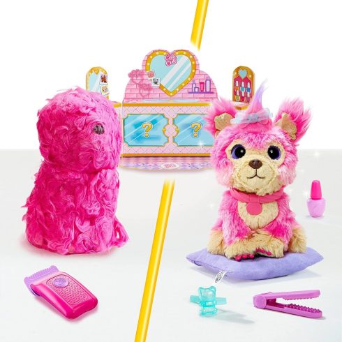 Little Live Pets - Cutie Cuts kutyakozmetika meglepetés plüss kiskutyával - rózsaszín