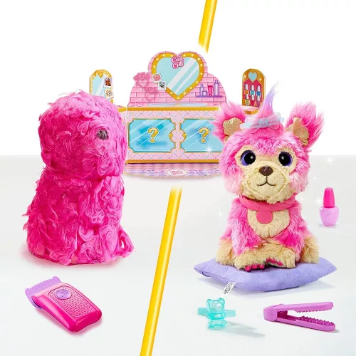 Little Live Pets - Cutie Cuts kutyakozmetika meglepetés plüss kiskutyával - rózsaszín