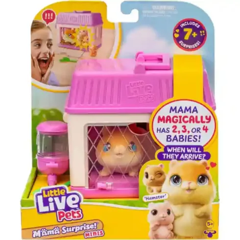 Little Live Pets Mama Surprise Mini - Interaktív tengerimalac mama bébi hörcsögökkel