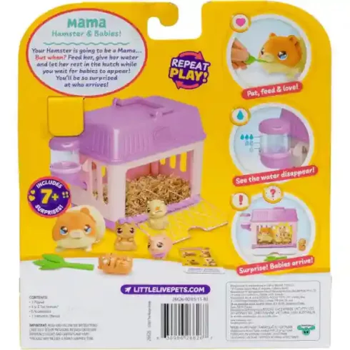 Little Live Pets Mama Surprise Mini - Interaktív tengerimalac mama bébi hörcsögökkel