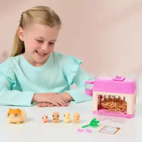 Little Live Pets Mama Surprise Mini - Interaktív tengerimalac mama bébi hörcsögökkel