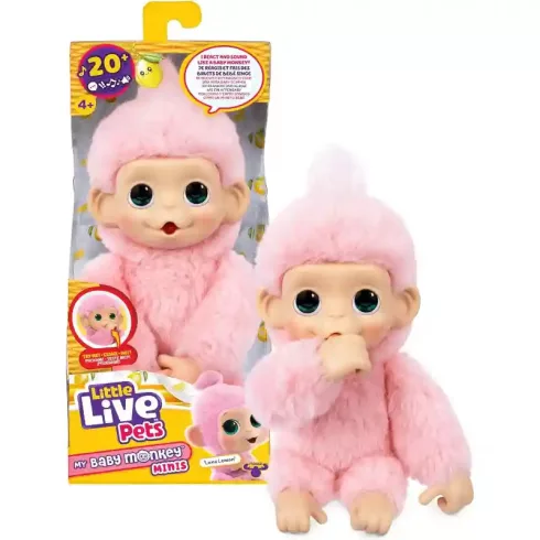 Little Live Pets My Baby Monkey Minis - Luna Lemon, az interaktív bébi majom