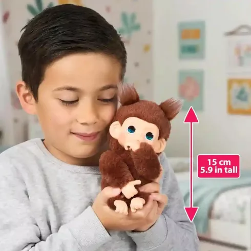 Little Live Pets My Baby Monkey Minis - Chikki Cherry, az interaktív bébi majom
