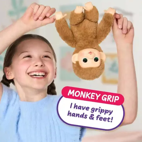 Little Live Pets My Baby Monkey Minis - Pepi Peach, az interaktív bébi majom