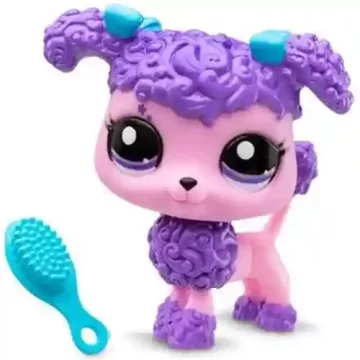 Littlest Pet Shop LPS - Pudli (uszkár) kutya figura