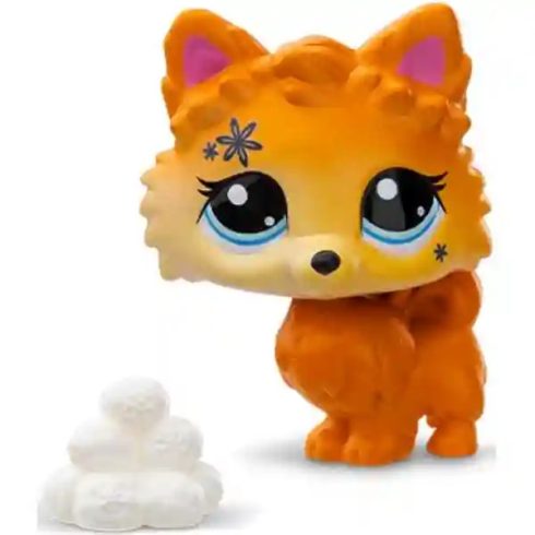 Littlest Pet Shop LPS - Pomerániai törpespicc kutya figura (#77)