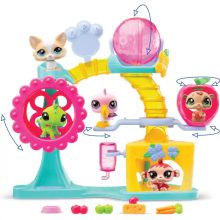   Littlest Pet Shop LPS - Játszótér figurákkal (corgi kutya, hörcsög)