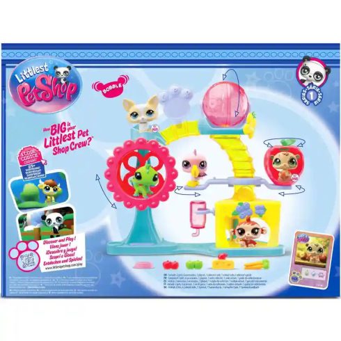 Littlest Pet Shop LPS - Játszótér figurákkal (corgi kutya, hörcsög)