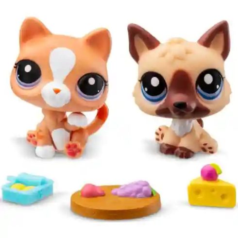 Littlest Pet Shop LPS - Németjuhász kutya és cica figuraszett