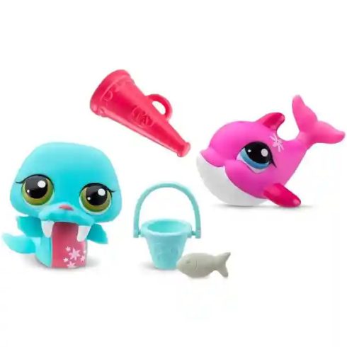 Littlest Pet Shop LPS - Rozmár és delfin figuraszett