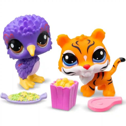 Littlest Pet Shop LPS - Tigris és kivi madár figuraszett