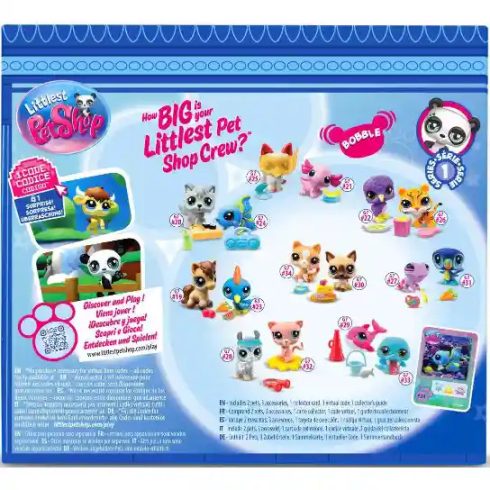 Littlest Pet Shop LPS - Farkas és vitorlás hal figuraszett