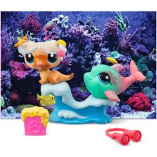   Littlest Pet Shop LPS - Vizes kaland figurákkal (vidra, delfin)