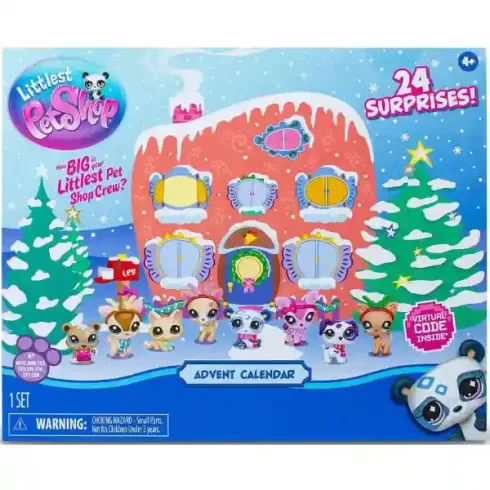 Littlest Pet Shop LPS - Littlest Pet Shop adventi kalendárium, naptár (pandamaci, cica, jegesmedve, őz, kutya) (csomagolássérült)
