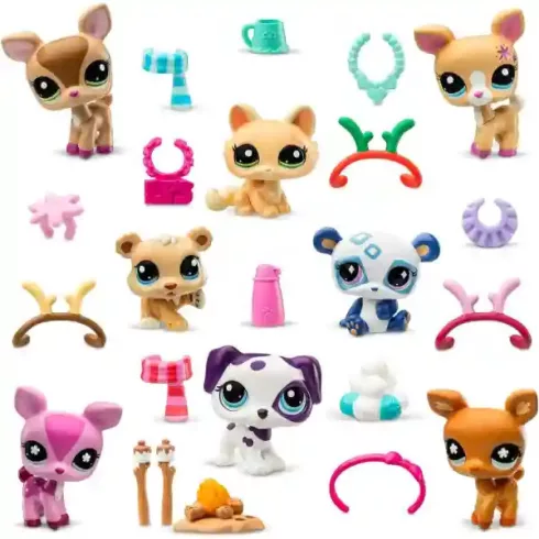 Littlest Pet Shop LPS - Littlest Pet Shop adventi kalendárium, naptár (pandamaci, cica, jegesmedve, őz, kutya) (csomagolássérült)