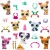 Littlest Pet Shop LPS - Littlest Pet Shop adventi kalendárium, naptár (pandamaci, cica, jegesmedve, őz, kutya) (csomagolássérült)