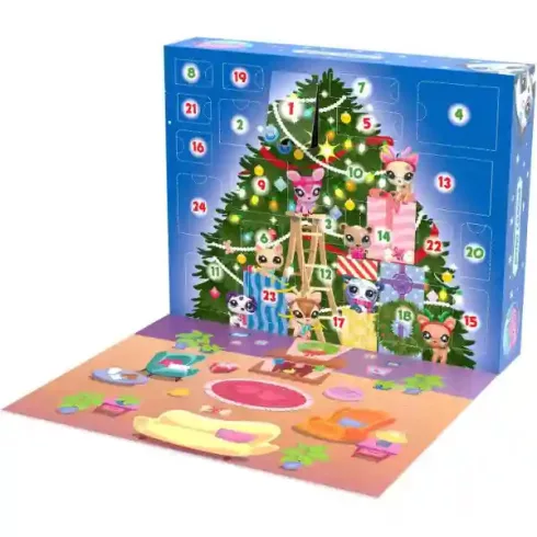 Littlest Pet Shop LPS - Littlest Pet Shop adventi kalendárium, naptár (pandamaci, cica, jegesmedve, őz, kutya) (csomagolássérült)