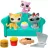   Littlest Pet Shop LPS - Cicavacsora figurákkal (rövidszőrű cica (#166), kiscica (#167) és himalájai cica (#168))