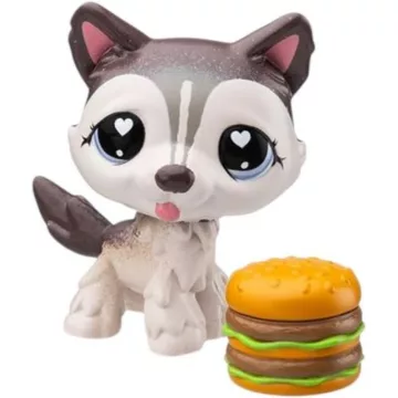 Littlest Pet Shop LPS - Husky kutya figura (#240)