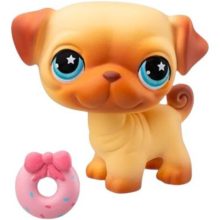 Littlest Pet Shop LPS - Mopsz kutya figura (#227)