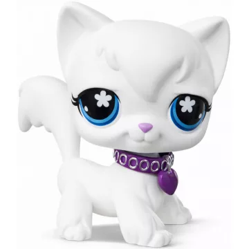 Littlest Pet Shop LPS - Cica (angóra) figura (#452)