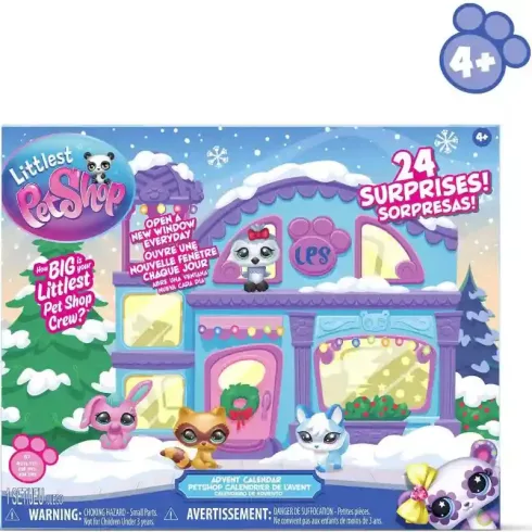 Littlest Pet Shop LPS - Littlest Pet Shop adventi kalendárium, naptár (pandamaci, bagoly, róka, őz, nyuszi, mosómedve)