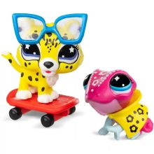   Littlest Pet Shop LPS - Kaméleon (#415) és jaguár (#416) figuraszett