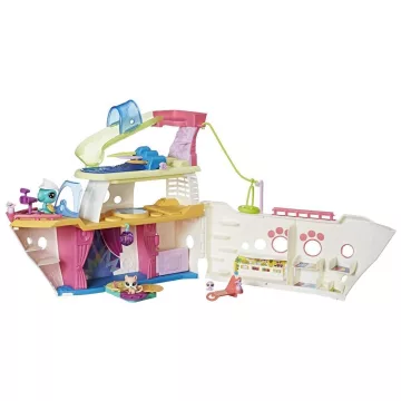   Hasbro Littlest Pet Shop LPS C1159 - Szétnyitható hajó figurákkal