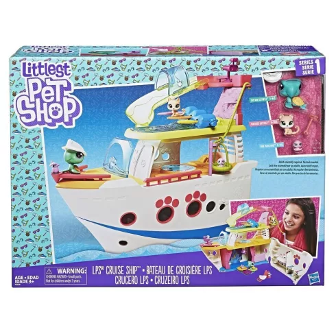 Hasbro Littlest Pet Shop LPS C1159 - Szétnyitható hajó figurákkal