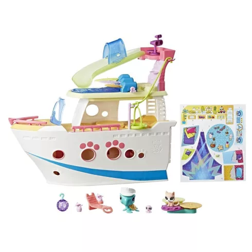 Hasbro Littlest Pet Shop LPS C1159 - Szétnyitható hajó figurákkal