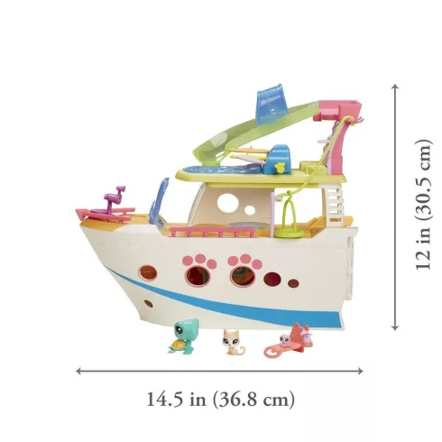 Hasbro Littlest Pet Shop LPS C1159 - Szétnyitható hajó figurákkal