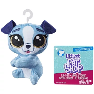   Hasbro Littlest Pet Shop LPS E0342 - Ujjra húzható kutya plüss figura 10cm