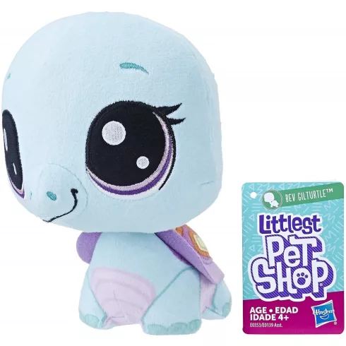 Hasbro Littlest Pet Shop LPS E0353 - Teknős plüss figura 16cm