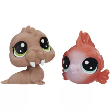   Hasbro Littlest Pet Shop LPS E0947 - Páros rozmár és halacska figuraszett 2. sorozat