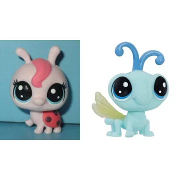   Hasbro Littlest Pet Shop LPS E0948 - Páros katica és szitakötő figuraszett 2. sorozat
