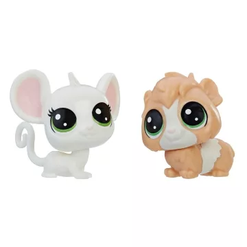   Hasbro Littlest Pet Shop LPS E0949 - Páros egérke és tengerimalac figuraszett 2. sorozat