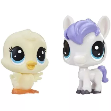  Hasbro Littlest Pet Shop LPS E0950 - Páros lovacska és kiskacsa figuraszett 2. sorozat