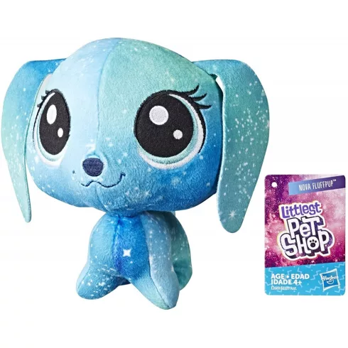 Hasbro Littlest Pet Shop LPS E2609 - Kozmikus kutya plüss figura 16cm