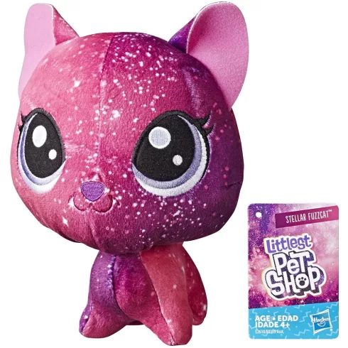 Hasbro Littlest Pet Shop LPS E2610 - Kozmikus cica plüss figura 16cm